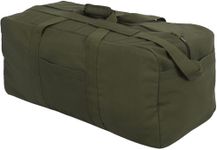 Rothco Canvas Jumbo Cargo Bag (Ft822), Olive Drap