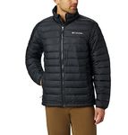 Columbia Men's Powder Lite Jacket, Puffer Jacket, Black, Size L