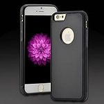 YGLING Anti-Gravity Selfie Case Soft Silicone Magical Nano Sticky for iPhone 5/5s ,Black