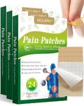 72Pcs Pain Relief Patches,MQUPIN 2 in 1 Knee Pain Relief Patches, Natural Herbal Heat Patch, 8-12 Hours Long Lasting Relief for All Parts of Body, Back, Neck, Shoulders, Knee Pain Relief Patches