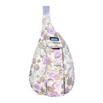 KAVU Original Rope Sack Sling Crossbody Backpack, Succulents, One Size, Classic