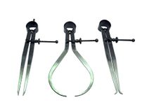 Proops Spring Caliper Set x 3 Internal External Dividing Dividers 8" 200mm. (W4105) Free UK Postage