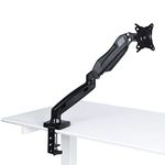 Atlantic Full Motion Gas Spring Desk Mount for computer monitors 17" - 27" from 4.4lbs to 14.3lbs