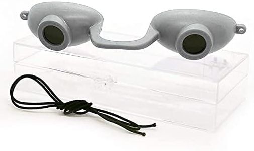 Super Sunnies EVO Flex Tanning Goggles - FDA Compliant Tanning Glasses - UV Tanning Bed Goggles For Tanning Eye Protection - Allows Visibility - With a Clear Case/Box (Grey)