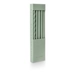 ILLUME Beautifully Done Unscented Assorted Candle Tapers 3-Pack, Sage Green