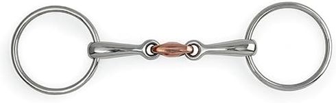 Shires Equestrian - Loose Ring Copper Lozenge Snaffle - S/steel - Size: 51/2