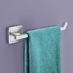 Plantex 304 Grade Stainless Steel Washbasin Towel Hanger for Kitchen/Napkin Holder for Wash Basin/Hand Towel Hanger/Bathroom Accessories - Decan (Chrome)