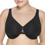 ThirdLove Classic Unlined Minimizer Bra, Smoothing Support That Comfortably Reduces Your Bust, Bras for Women, Black, 36C