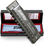 East top Blues Harmonica in C, 10 H