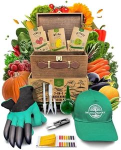75 Vegetable & Greens Seeds Variety Pack, Garden Seed Starter Kit - Over 44,700 Non-GMO Heirloom Seeds for Planting Vegetables and Greens, Gift Seed Box with Gardening Supplies, Survival Kit
