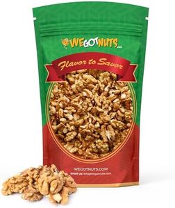 California Raw Walnuts- 4 Pounds, Resealable Package-Fresh, No Shell, Unsalted-All Natural Dry Halves and Chopped Pieces-For Snacking, Kids, Baking Brownies, Diet- Kosher Certified- by We Got Nuts