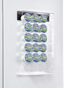 IntreLife Magnetic K Cup Holder for Refrigerator, 24 K-Cup Acrylic Coffee Pod Holder with Magnets, Pod Organizer Storage for Home/Office, Coffee Station Organizer for Fridge, Drawer, 13.5"x9"x2.25"