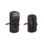Schlage FE595 PLY 716 ACC Plymouth Keypad Entry with Flex-Lock and Accent Style Levers, Aged Bronze Schlage Lock Company