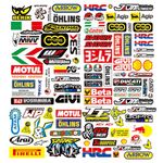 90Pcs Motorcycle Stickers, Vinyl Stickers Decals, Funny Car Stickers, Racing Stickers, MTB Stickers Motorbike Stickers for Water Bottles Laptop Stickers Decal Cartoon Decals Skateboard Stickers