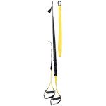 PRISP Home Gym Suspension Trainer - Bodyweight Training Straps for Fitness and Exercise Yellow