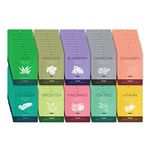 U-NEED 100 pcs Korean Facial Sheet Mask (10 Types x 10 pcs) Natural Mask Sheet | Tencel | Skin Care | Moisturizing & Tightening Skin | Brightening, Whitening, and Pigment Balancing