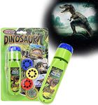 Pup Go Dinosaur Torch and Projector with 3 Discs 24 Images, Dinosaur Toys for Boys, Cool Kids Torch, Dinasour Gifts Ideas Present for Toddler and Age 3 4 5 6 7 Year Old Children(Dino)