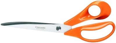 Fiskars Professional Universal Scissors 25cm Length Right Handed Stainless Steel Blade/Plastic Handles Orange Classic 1005151