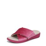 Vionic womens Relax Ii Slides, Rose Violet Velvet, 7