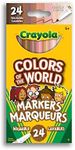 Crayola Colors of The World 24ct Fineline Markers