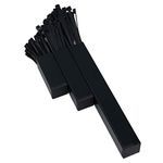 AB Tools Black Cable Tie Holder Storage Rack with Magnetic Fixings + 200 Cable Ties