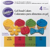 Wilton Primary Icing Colors, 4-Piece - Gel Icing Colors, Yellow, red, green and blue