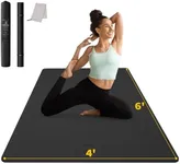 CAMBIVO Large Yoga Mat (6'x 4'), Ex