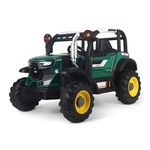 Jammbo Kids Premium Electric Ride-On Tractor with Dual Control, Realistic Design, Music, Safe Driving Features & Durable Build for Boys and Girls - Bluetooth Connectivity -(Ages 2-8) Green