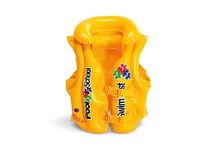 Intex Pool Vinyl School Deluxe Swim Vest, Multicolor