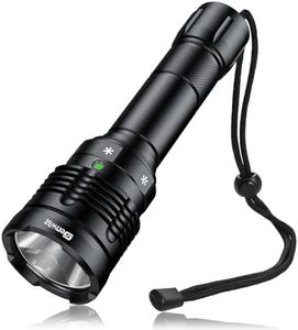 Genwiss Dive Light 2000 Lumen, 150M Waterproof Flashlight with 5 Modes, Underwater Flashlight with Battery Power Indicator, Professional Diving Flashlight for Scuba Diving, Snorkeling and Outdoor