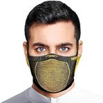 Naroo X5s - Breathable Multifunctional Cycling & Running Sports Face Mask (Black Yelllow)