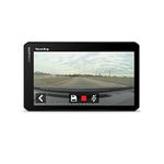 Garmin DriveCam 76, GPS Sat Nav with Built-in Dash Cam, 7" display, Video storage, Forward Collision/ Lane Departure warning,Voice Assist, Full EU Mapping,Live Traffic and Weather via Garmin Drive app