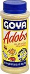 Adobo All Purpose Seasoning without Pepper by Goya, Poultry, Seafood, Meat, and Vegetable Seasoning, Fat Free and Calorie Free Latin Spice Blend, Mexican Seasoning, 28oz. Bottle