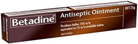 Betadine Antiseptic Ointment, Treatment of Skin Infections, Minor Cuts and Abrasions, Helps Prevent Infection, 25g