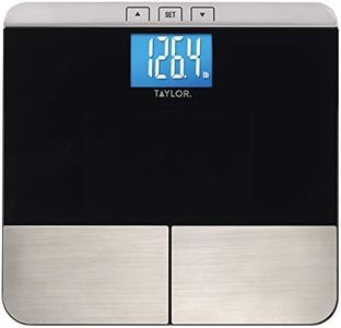 Taylor Precision Products Taylor Body Composition Scale Measuring Body Fat, Body Water, Muscle Mass and Bmi