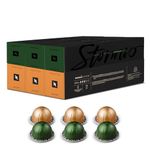 Nespresso Vertuo Coffee Pods, 60 Mixed Pack - 30 Melozio and 30 Stormio Capsules for Nespresso Machines. Make Espressos, Cappuccino, Lattes and Iced Coffee at home. Recyclable Pods