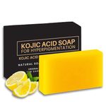 Kojic Acid Soap, 3 In 1 Vitamin C & Kojic Acid & Collagen Face & Body Soap Bar, Natural Brightening & Acne Control Kojic Soap, Turmeric Kojic Acid Soap, Moisturizing & Redness & Acne