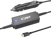 CYD 65W 20V USB-C PowerFast Car Charger Power Supply for Asus Q325 Q325U Q325UA, Chromebook C302 C302C C302CA; C101 C101P C101PA C213 C213S C213SA, Zenbook 3 UX390 UX390 UX3 90U UX90390UA UX490 UX490U