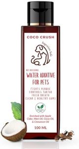 Natural Pet Water Additive, Best Way to Eliminate Bad Breath | So Easy, Just Add to Water | Fights Plaque and Tartar | 100% Pure & Ingestion Safe | Suitable for Dogs, Cats, Puppies, Kittens (100ml)