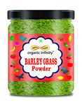 Organic Infinity Barley Grass Juice Powder |Super food |Natural, Alkaline and Chlorophyll - 100 GM By Organic Infinity