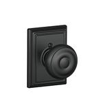 Schlage F170GEO622ADD Addison Collection Georgian Decorative Trim Knob, Matte Black