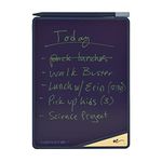 Boogie Board VersaBoard Reusable Notepad for Home & Office Organization with 8.5” LCD Writing Tablet, VersaPencil Stylus, Instant Erase & Built-in Magnet & Portrait/Landscape Kickstand (Blue)