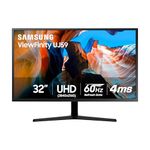 SAMSUNG 32-Inch 4K UHD Black 60 Hz High Resolution Computer Monitor with Display Port, Eye Saver/Flicker Free Mode, FreeSync - (LU32J590UQNXZA) [Canada version]