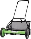 Hand Push Lawnmower - Manual Lawn-Mower With 40cm Cutting Width, 35L Grass Box, 6 Cutting Height Levels - Walk-Behind Lawn Mower For Small Gardens (40 cm Cutting Width)