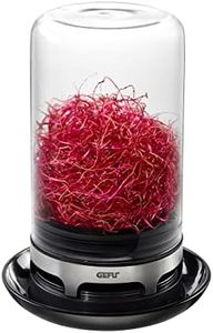 Gefu Bivita Sprouting Jar, Clear/Black, 18910