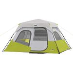 CORE 6 Person Instant Cabin Tent | Pop Up Tent with Easy 60 Second Camp Setup for Family Camping | Included Hanging Organizer for Outdoor Camp Accessories | Portable Tent for Camping with Carry Bag