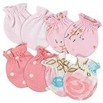 Gerber 4 Pairs Baby Mittens (Prince