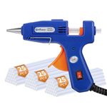 Glue Gun with 75pcs Glue Sticks (7mm x 150mm), GOFRIEND 20W Hot Melt Glue Gun Mini Glue Gun Upgraded Version, Fast Heating for Crafting, DIY, Arts & Crafts, Sealing, Home Repairs, Cards, and Glass