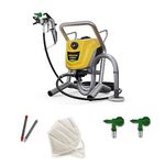 WAGNER Airless ControlPro 250 M Paint Sprayer for dispersion/latex paints, varnishes & glazes, covers 15 m² in 2 min, 110 bar, adjustable spray pressure, 9 m hose