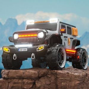 Baybee Hurricane Battery Operated Jeep for Kids, Ride on Toy Kids Car with Music & Light | Baby Big Battery Car | Rechargeable Electric Jeep Car for Kids to Drive 2 to 8 Years Boys Girls (Grey)